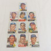 10 Sharp 1953 Topps Baseball Cards