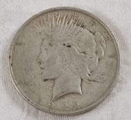 1922 D Peace Silver Dollar
