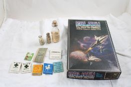 Puzzle, Mt. St Helens Ash, Bottles, Matchbooks