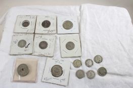 2 1853 United States Seated Liberty Silver Coins