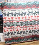 Native American Blanket Throw Tribal Pattern