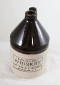Salzman & Siegelman Rye Whiskey Cone Top Jug