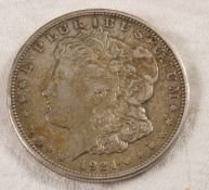 1921 S Morgan Silver Dollar
