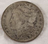 1890 O Morgan Silver Dollar