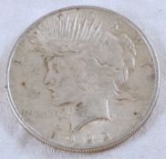 1922 Peace Silver Dollar