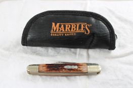 Marbles 2 Blade Folding Knife in Case