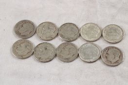 10 Roosevelt Silver Dimes