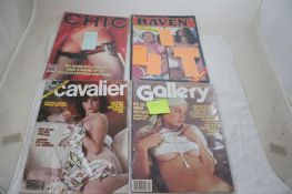 4 Risque Nude Men's Magazines
