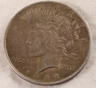 1923 Peace Silver Dollar