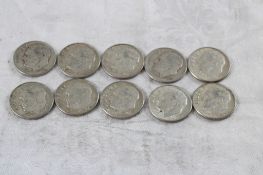 10 Roosevelt Silver Dimes