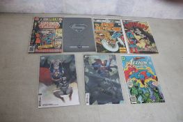 7 DC Comic Books- Superman, Superboy