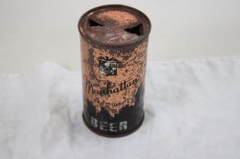Manhattan Premium Flat Top Beer Can