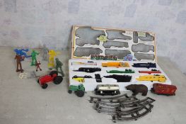 Road Riggs Set, Train Cars, Track, Marx Figures
