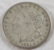 1921 Morgan Silver Dollar