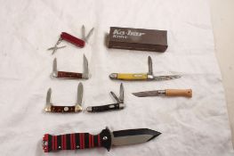7 Folding Knives Opinel #4 France, and more