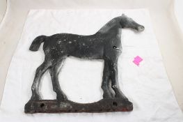 Antique Cast Iron Horse Windmill Weight