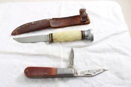 KaBar Fixed Blade Knife & Folding KaBar Knife