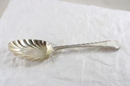 Antique Sterling Silver Sugar Shell Spoon 90 Grams