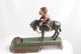 Book of Knowledge Cast Iron Mechanical Bank