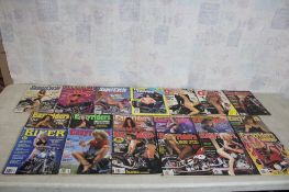 19 Easy Rider & Other Biker Magazines 1980-90's