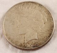 1923 S Peace Silver Dollar