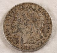 1921 D Morgan Silver Dollar