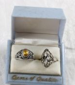 Uhrium Class Ring & Sterling Silver Ring