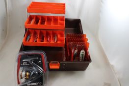 Flambeau Adventurer Tackle Box, Lures, Spinners