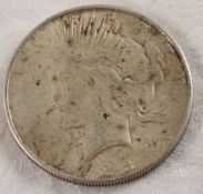 1923 S Peace Silver Dollar
