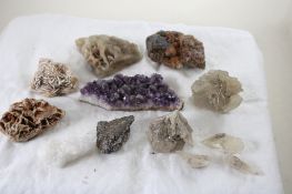 Assortment of Geological Minerals & Specimens