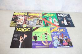 7 Houdini's & The Magic Magazines 1970's