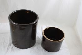 5 Pound Stoneware Butter Crock, 1 Gallon Crock