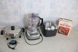 3 Kitchen Appliances KitchenAid, Lifetime, Rival