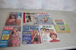 4 Risque Pinup Beau, Escapade, 3 Mad Magazines