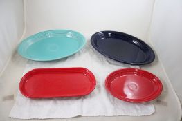 4 Fiesta HLC Serving Platters