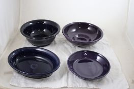 Fiesta HLC Pie Plate, Platter and Serving Bowl