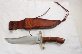 Fixed Blade Colt Bowie Knife in Sheath