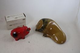 Baldelli Lion Bank, Banthrico Diecast Pig Bank