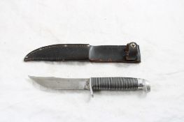 Western Fixed Blade Knife with Sheath