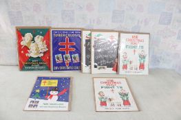 7 WW2 & Other Christmas Seal Advertising Posters