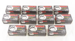 550 Rounds Wolf 30 Carbine Steel Case Ammunition