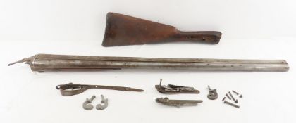 Antique W. Richards Double Barrel 12GA Shotgun