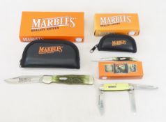 3 Marbles Knives, MR194, MR195, & MR299