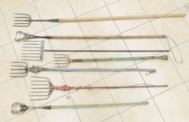 Collection of Vintage Fishing Spears & Gaffs