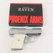 Phoenix Arms Raven-25 Chrome Pistol .25 Auto