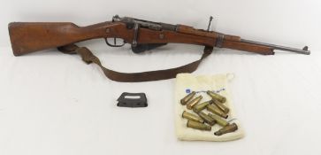 French Mle1892 Mannlicher-Berthier Rifle 8mm Lebel