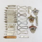 Collection of Vintage Advertising Bottle Openers
