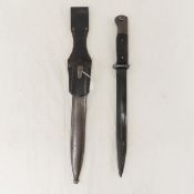 WWII Era German K98 Bayonet, Scabbard & Frog