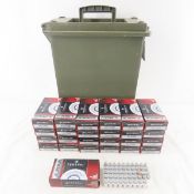 1250 Rounds Federal Champion 9mm Luger Ammunition
