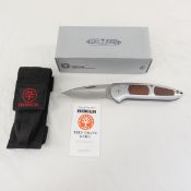 Boker Top Lock Thuya Wood 701 Pocket Knife